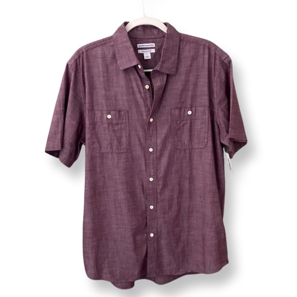NWT Men's Amazon Essentials Short Sleeve Shirts Size Large - Picture 1 of 5